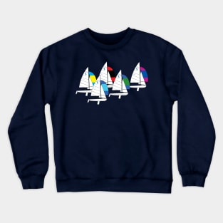 International 420 Sailboats Racing Crewneck Sweatshirt